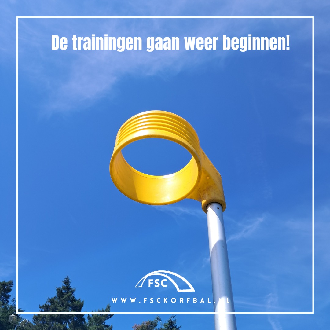 Vanaf 18 augustus starten de trainingen weer!
Senioren:
Maandag van 19.45 uur tot 21.00 uur
Woensdag van 19.30 uur tot 20.45 uur
J1:
Maandag van 18.30 uur tot 19.45 uur
Woensdag van 19.30 uur tot 20.30 uur
J2:
Maandag van 18.30 uur tot 19.30 uur
J3:
Maandag van 18.30-19.30 uur
Kangoeroe Klup:
Zaterdag om 10.00 uur
Old Stars:
Vrijdag van 10.00 uur tot 11.00 uur