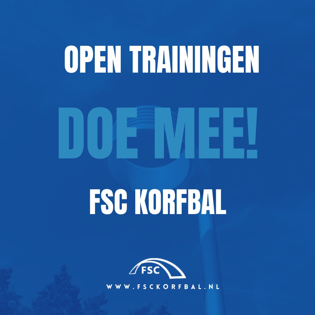 🏐 Open Trainingen FSC Korfbal 🏐

Heb je altijd al eens willen korfballen, of heb je gewoon zin om een keertje lekker sportief mee te doen? Bij FSC Korfbal ben je van harte welkom om vrijblijvend mee te trainen. Voor elke leeftijd is er een moment om kennis te maken met deze leuke, actieve teamsport!

📅 Maandag 21 september

🕕 18.00 – 19.00 uur: J3 (6-8 jaar)
🕡 18.30 – 19.45 uur: J2 (8-12 jaar)
🕖 19.00 – 20.15 uur: J1 (12-16 jaar)
🕗 20.00 – 21.15 uur: Senioren (16+)

Aanmelden kan via info@fsckorfbal.nl. We zien je graag op het veld!

Tot dan bij FSC! 🤍💙

#FSCKorfbal #Korfbal #OpenTraining