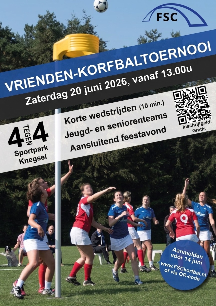 ⚽ Heb jij jullie team al opgegeven? ⚽

Op Zaterdag 20 juni organiseren we ons jaarlijkse viendenkorfbaltoernooi! Zowel jeugd als senioren poules.

🗓️ Wanneer: 20 juni
⏰ Vanaf: 13.00
🏃🏻‍♂️ Minstens 4 personen

Geef je op! 
https://forms.gle/HkKdf9aH8JwwQu62A